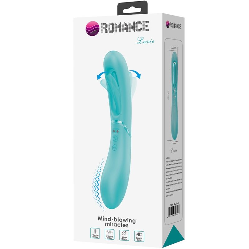 ROMANCE - VIBRADOR PUNTO G LEXIE 7 VIBRACIONES AZUL