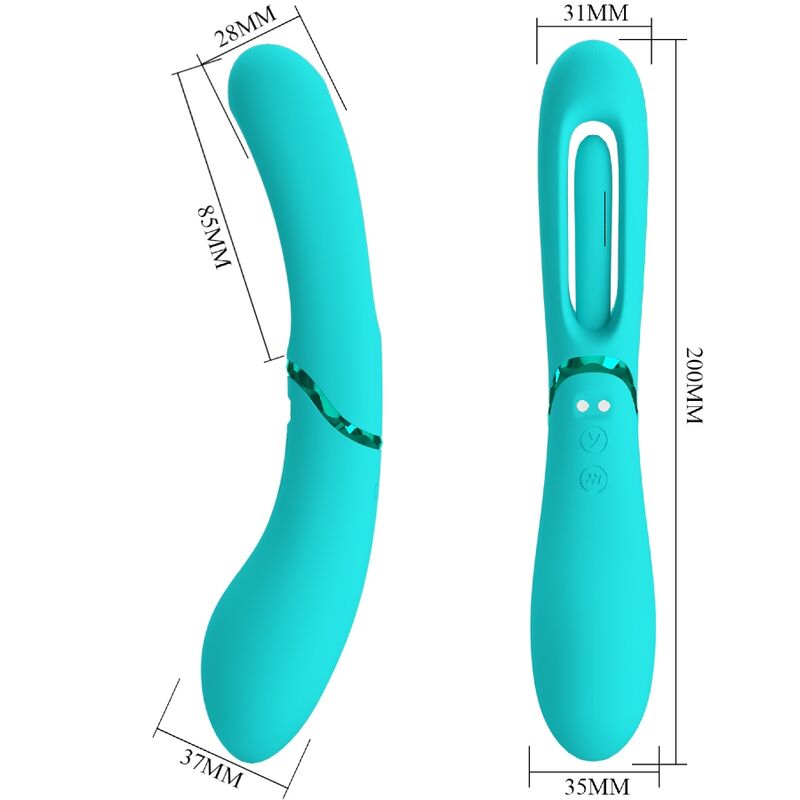 ROMANCE - VIBRATORE PUNTO G LEXIE 7 VIBRAZIONI BLU