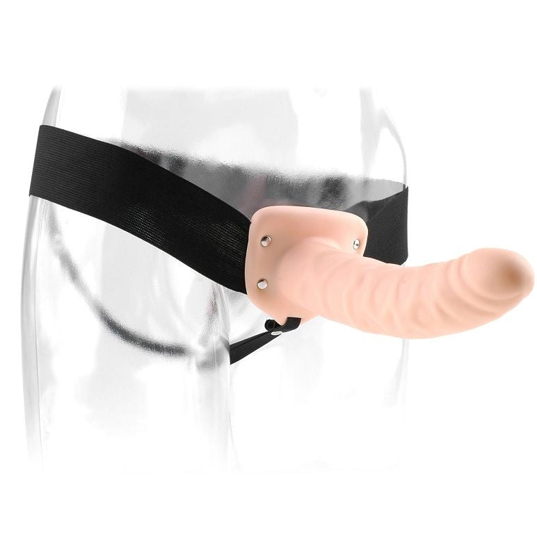 SERIE FETISH FANTASY - STRAP-ON CAVO DA 19 CM NATURALE