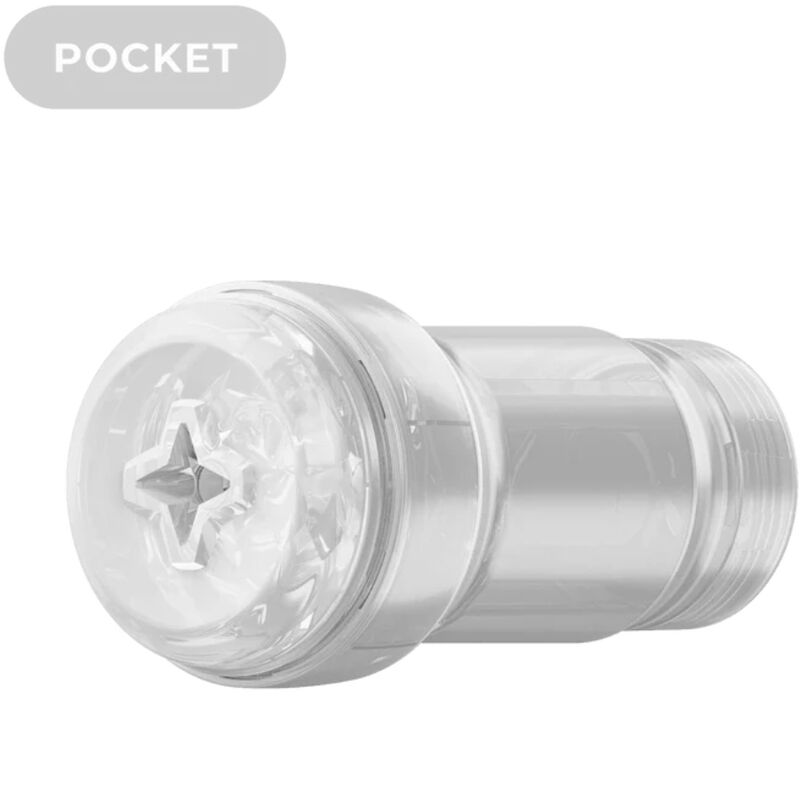 KIIROO - FEEL POCKET STROKER CRYSTAL BY KIIROO TRASPARENTE