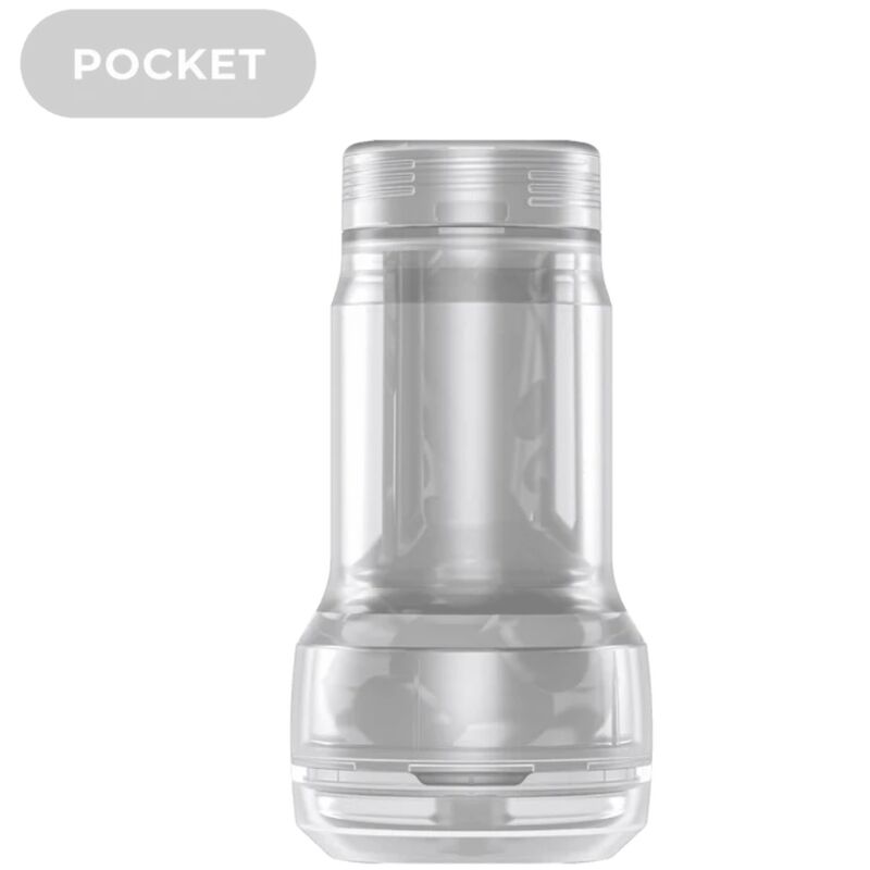 KIIROO - FEEL POCKET STROKER CRYSTAL BY KIIROO TRASPARENTE