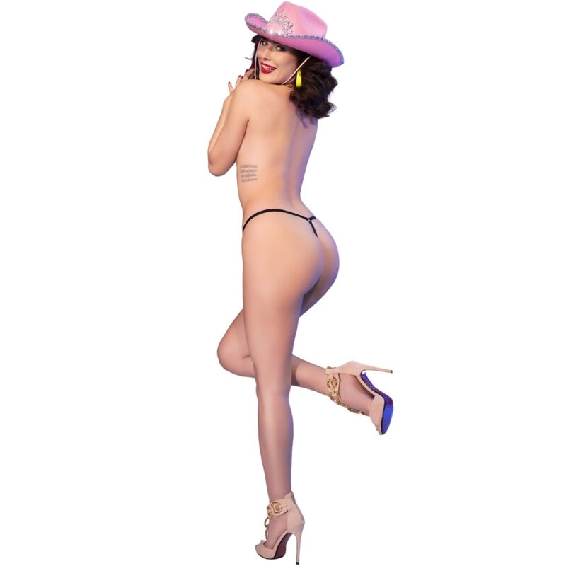 CHILIROSE - CR 4836 TANGA KISS ME NERO L/XL