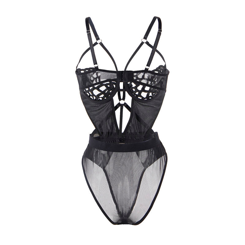 SUBBLIME - 954055 BODY DE ENCAJE SEXY NEGRO S/M