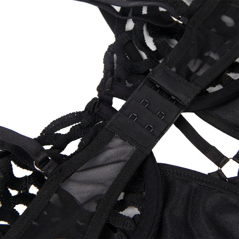 SUBBLIME - 954055 BODY DE ENCAJE SEXY NEGRO S/M