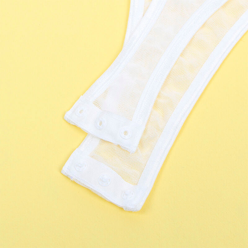 SUBBLIME - 954284 BODY CON CADENAS + LIGUERO BLANCO S/M