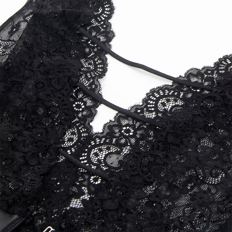 SUBBLIME - 954390 BODY SEXY CON LIGUERO NEGRO L/XL