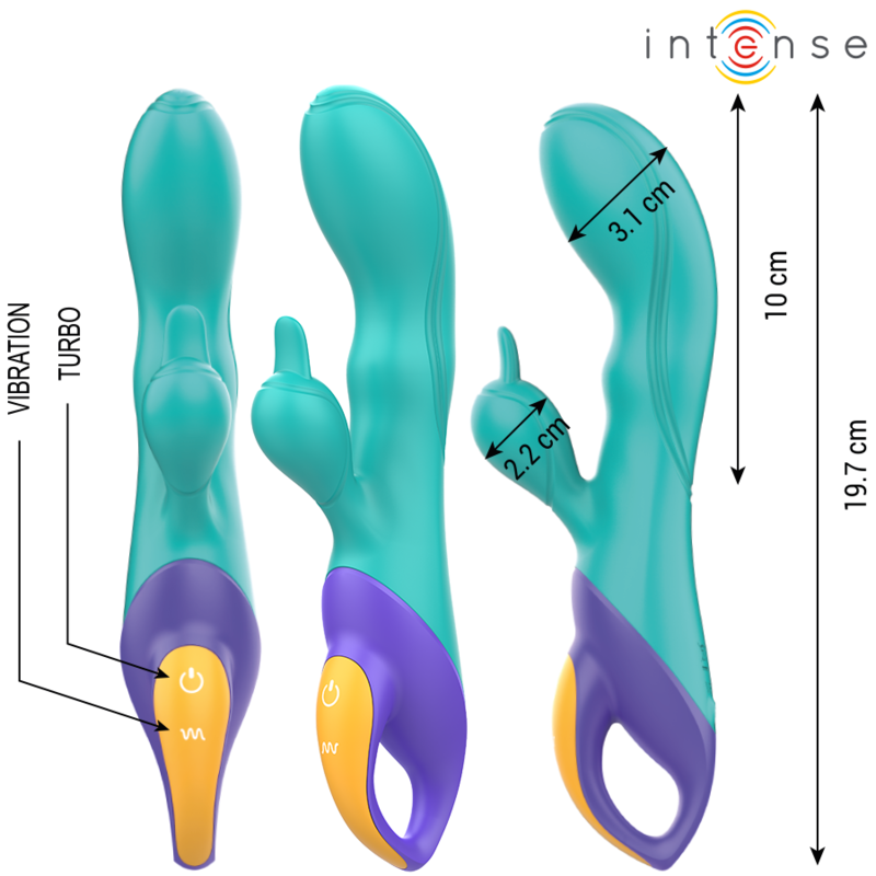 INTENSO - FRED RABBIT VIBRADOR AZUL