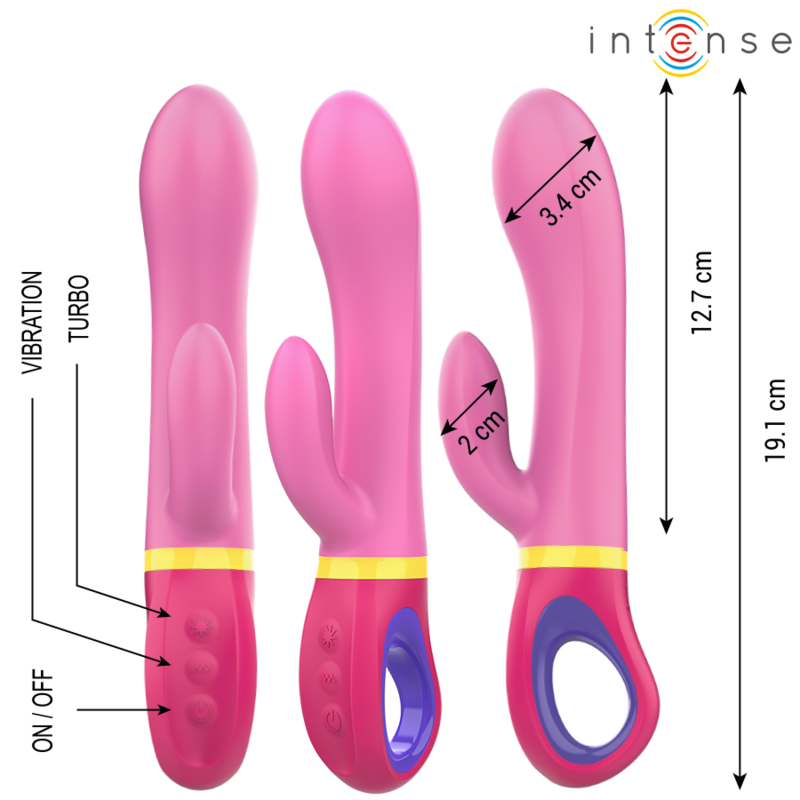 INTENSO - VIBRADOR CONEJO ROSA DAPHNE