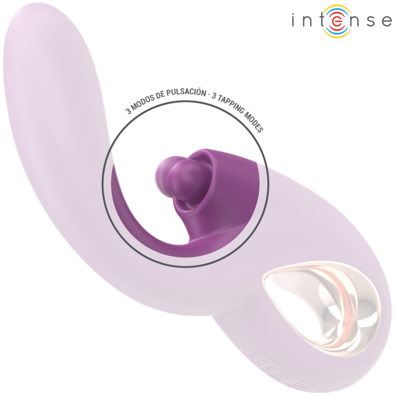 INTENSE - LALI VIBRADOR MULTIFUNCIÓN PUNTO G TOQUES, EMPUJES Y VIBRACIÓN MORADO
