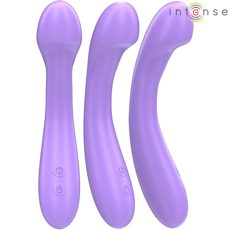 INTENSE - VIBRADOR BECKY 19 CM CALEFACTABLE 7 VIBRACIONES MORADO