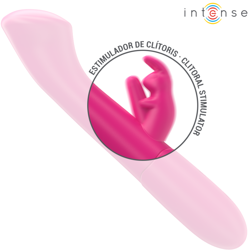 INTENSE - JULIETA RABBIT VIBRADOR 18.6 CM 10 VIBRACIONES ROSA