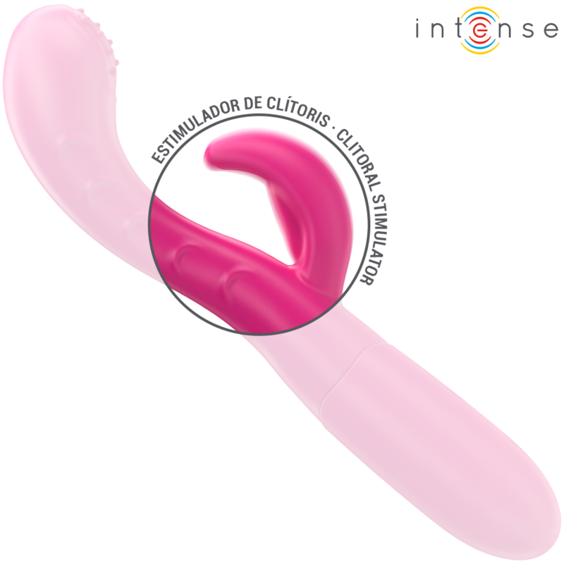 INTENSO - AMARA VIBRADOR CON LENGUA ESTIMULANTE 10 VIBRACIONES ROSA