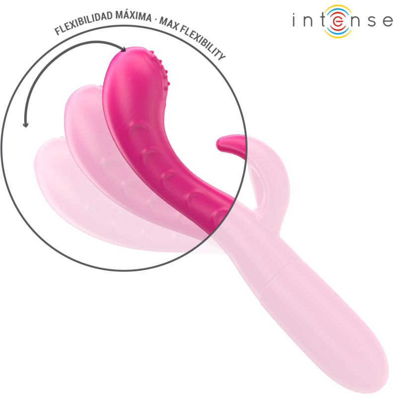 INTENSO - AMARA VIBRADOR CON LENGUA ESTIMULANTE 10 VIBRACIONES ROSA