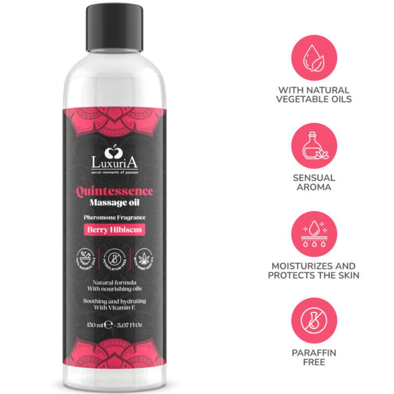 INTIMATELINE LUXURIA - ACEITE DE MASAJE FRUTOS ROJOS 150 ML