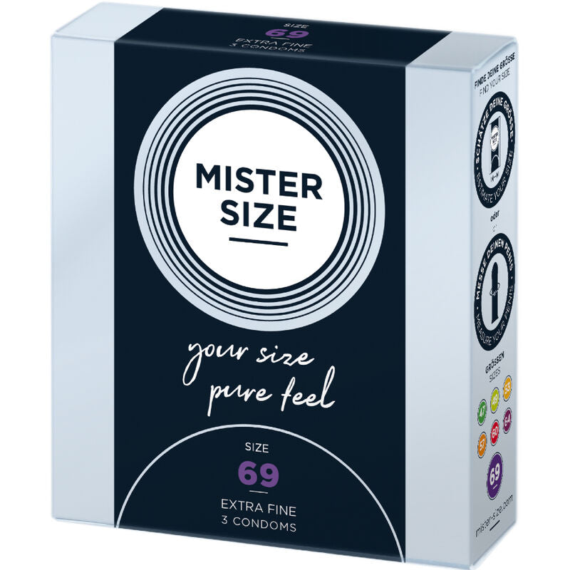 MISTER SIZE - CONDONES TALLA XXXL 69 MM (3 UNIDADES)