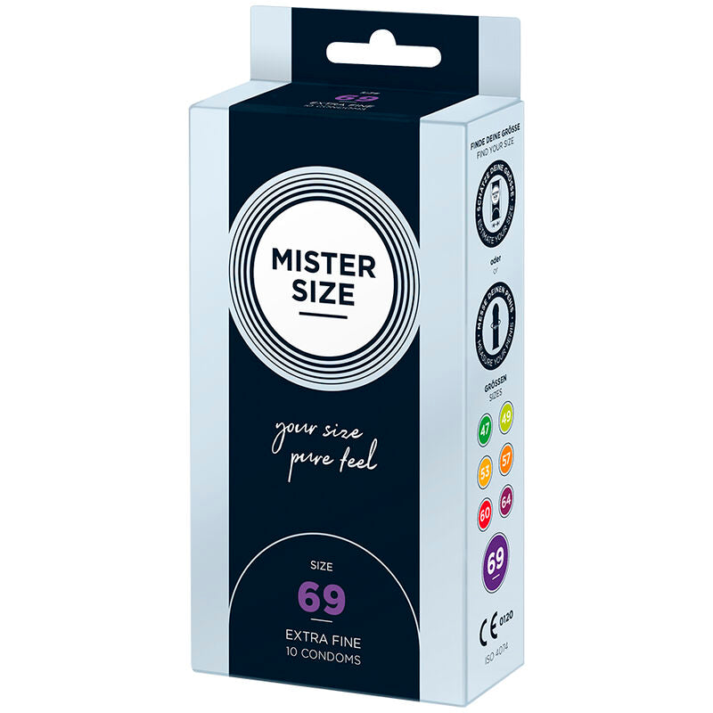 MISTER SIZE - CONDONES TALLA XXXL 69 MM (10 UNIDADES)