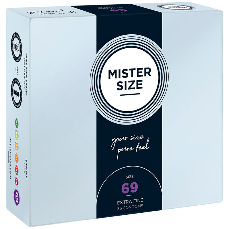 MISTER SIZE - CONDONES TALLA XXXL 69 MM (36 UNIDADES)
