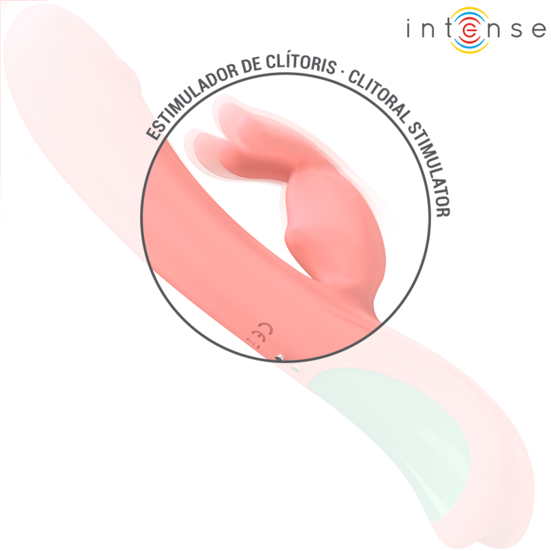 INTENSE - VIBRADOR RACHEL RABBIT 5 VIBRACIONES ROSA