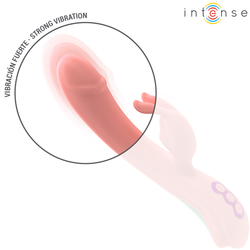 INTENSE - VIBRADOR RACHEL RABBIT 5 VIBRACIONES ROSA
