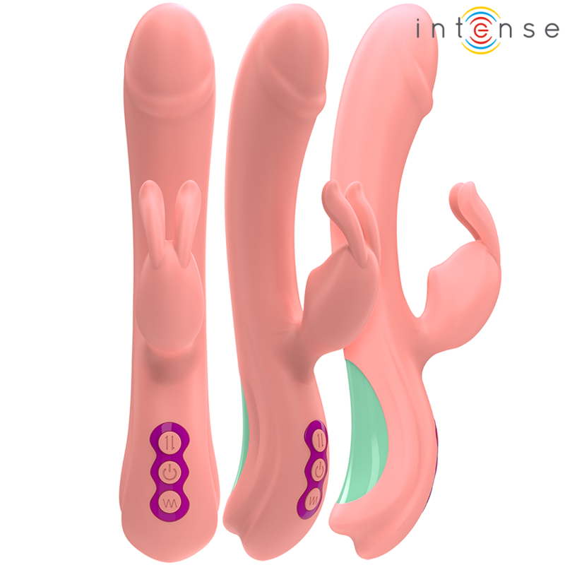 INTENSE - VIBRADOR RACHEL RABBIT 5 VIBRACIONES ROSA