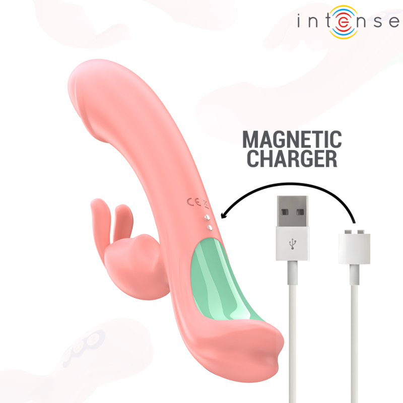 INTENSE - VIBRADOR RACHEL RABBIT 5 VIBRACIONES ROSA