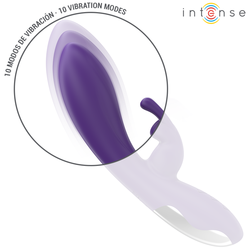 INTENSE - VIBRADOR RANDALL RABBIT 10 VIBRACIONES MORADO