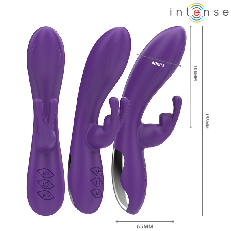 INTENSE - VIBRADOR RANDALL RABBIT 10 VIBRACIONES MORADO