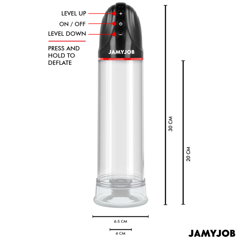 JAMYJOB - POMPA AUTOMATICA XPAND 3 LIVELLI DI ONDE STIMOLANTI GRIGIO
