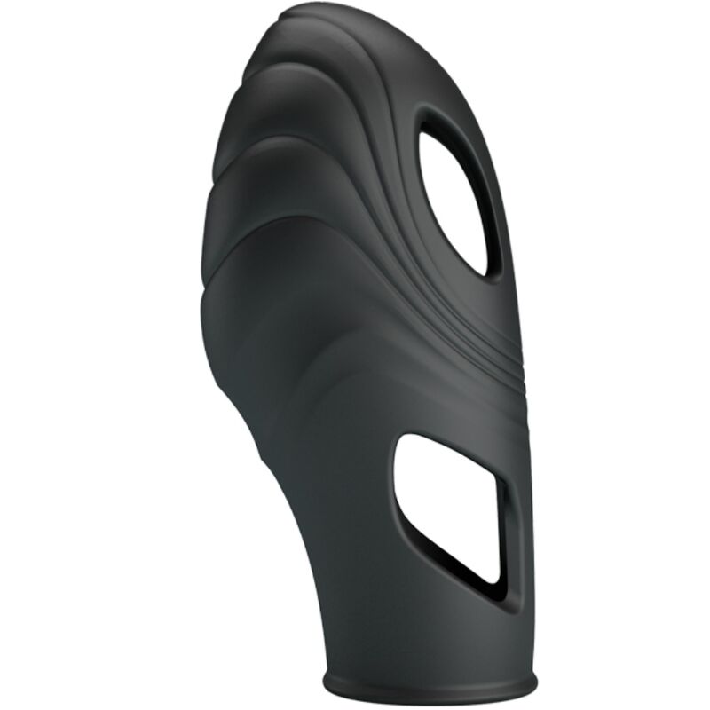 PRETTY LOVE - VIBRADOR DE DEDO DE SILICONA LICH NEGRO