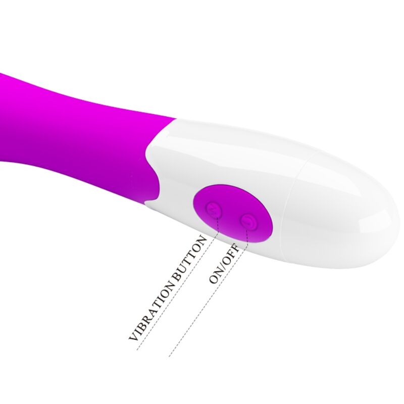 PRETTY LOVE - VIBRADOR ELEMENTAL 30 MODOS DE VIBRACIÓN MORADO