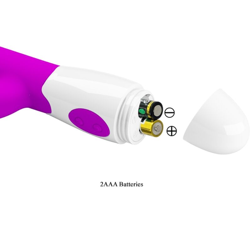 PRETTY LOVE - VIBRADOR CENTAUR CONEJO 30 MODOS DE VIBRACIÓN MORADO