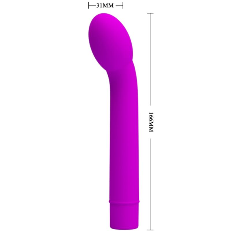 PRETTY LOVE - VIBRADOR PUNTO G LOGAN 10 VIBRACIONES MORADO