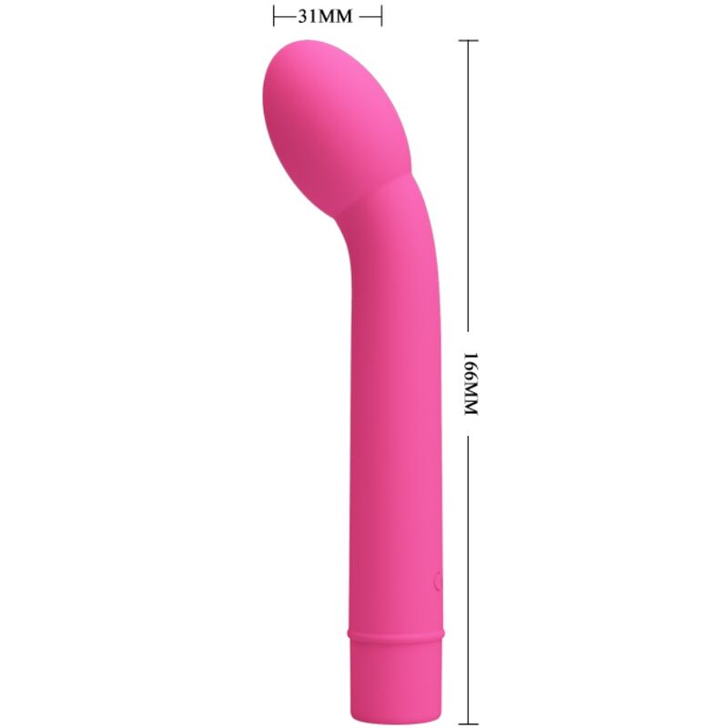 PRETTY LOVE - VIBRADOR PUNTO G LOGAN 10 VIBRACIONES ROSA