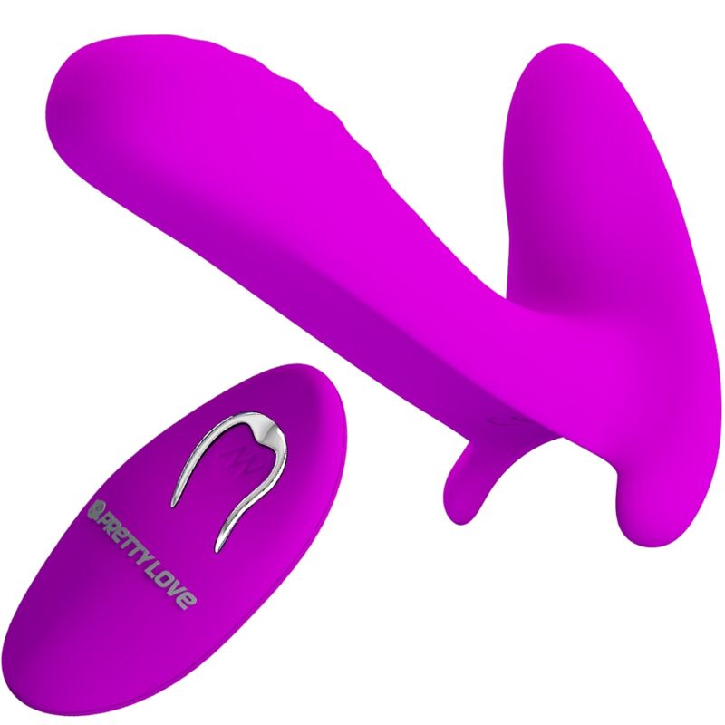 PRETTY LOVE - MASAJEADOR Y VIBRADOR 12 VIBRACIONES CONTROL REMOTO MORADO