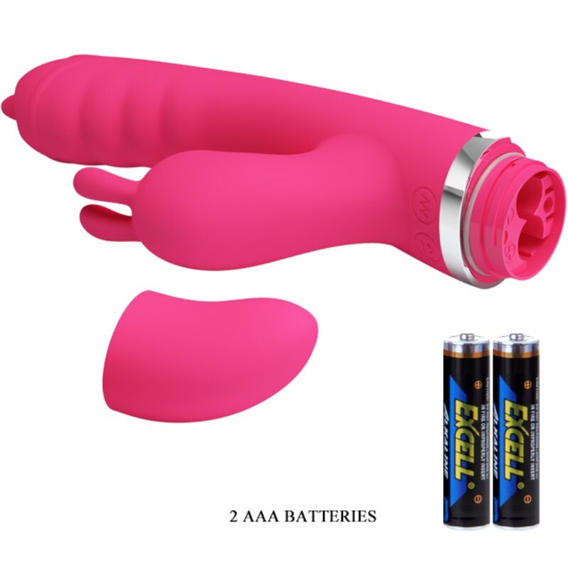 PRETTY LOVE - VIBRADOR CONEJO MULTIFUNCIÓN PHOENIX ROSA