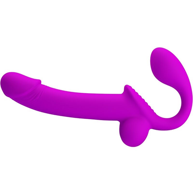 PRETTY LOVE - ESTIMULADOR DOBLE CON ARCO KELPIE MORADO