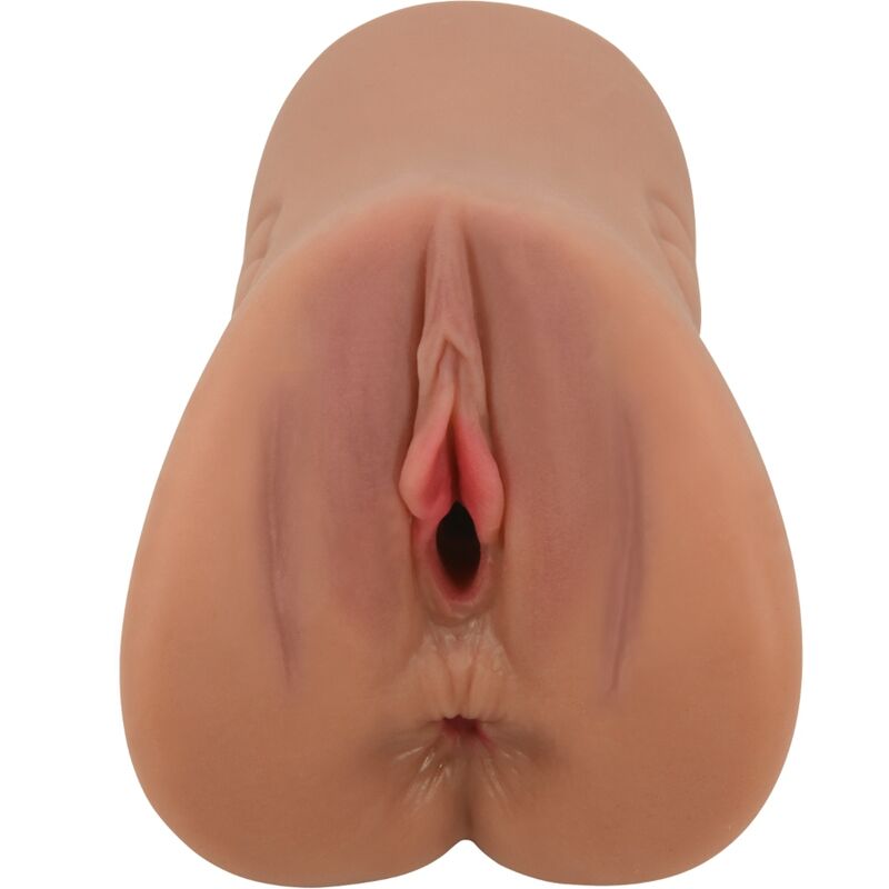 CRAZY BULL - DISEÑO DE VAGINA Y ANO ESCARLATA CON UN CORAZÓN DE CARNE