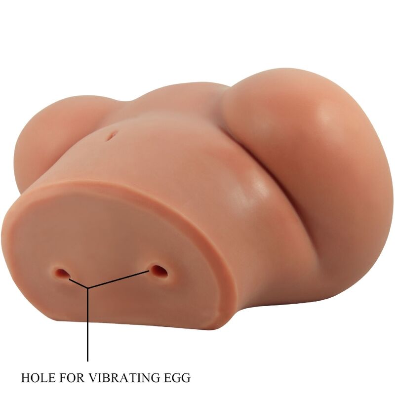 CRAZY BULL - LUNA VIBRADOR TRASERO CON VAGINA Y ANO REALISTAS CONTROL REMOTO
