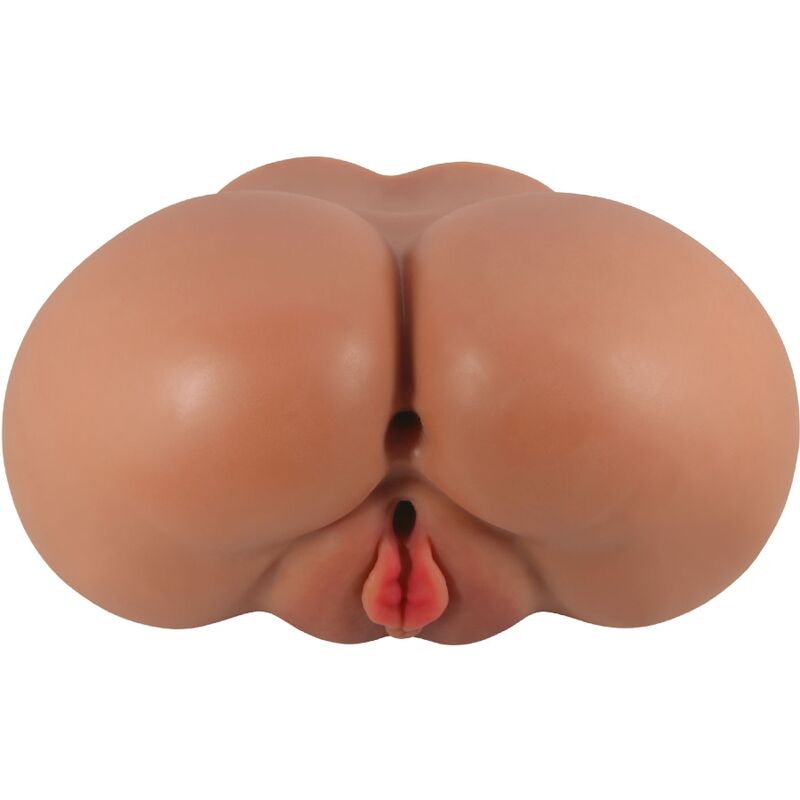 CRAZY BULL - LUNA VIBRADOR TRASERO CON VAGINA Y ANO REALISTAS CONTROL REMOTO