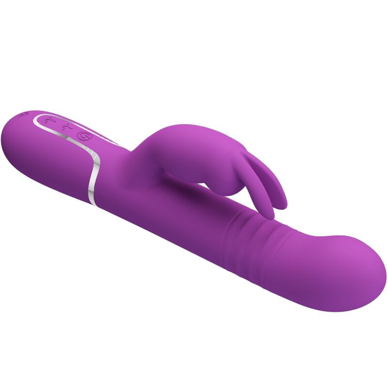 PRETTY LOVE - COALE VIBRADOR CONEJO MULTIFUNCIÓN 4 EN 1 MORADO