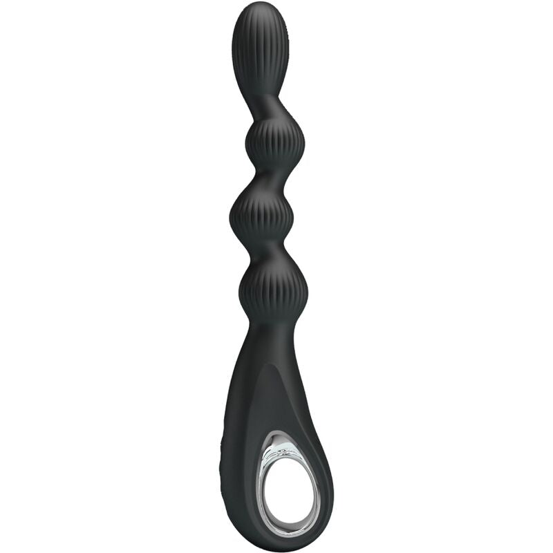 PRETTY LOVE - VIBRADOR ANAL FEDERER 12 VIBRACIONES NEGRO