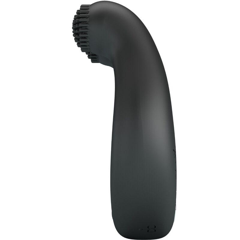 PRETTY LOVE - ANILLO VIBRADOR DAHLIA + ESTIMULADOR DE CLÍTORIS 12 VIBRACIONES NEGRO