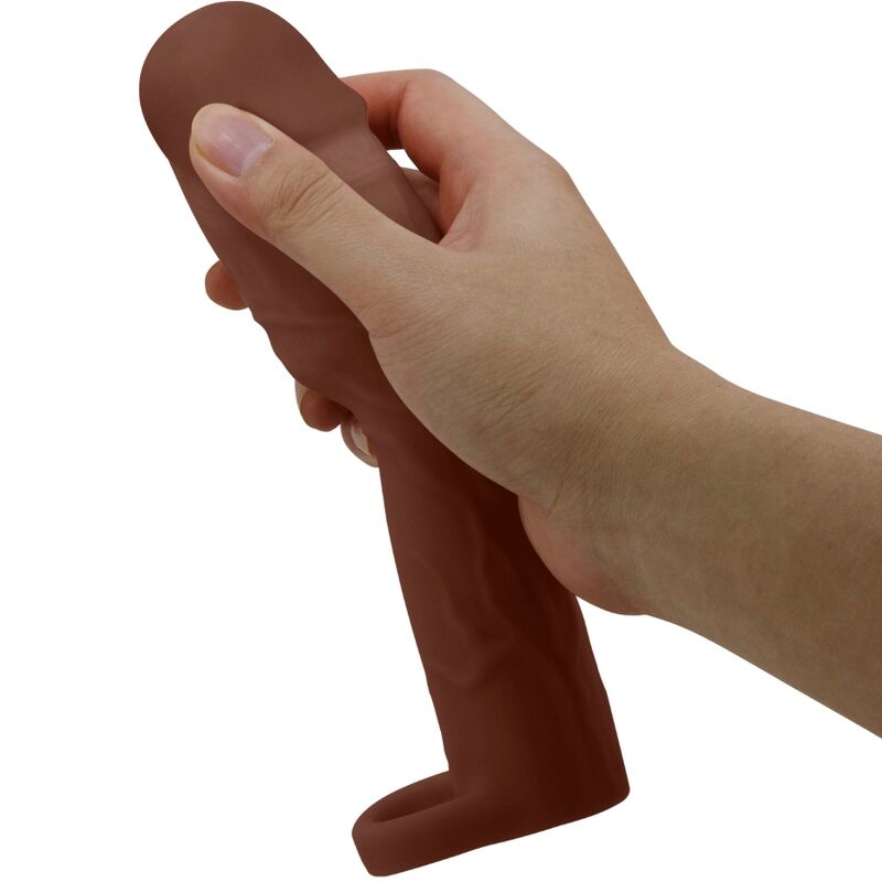 PRETTY LOVE - FUNDA PARA PENE GERD CON EXTENSIÓN DE 7,6 CM MULATO