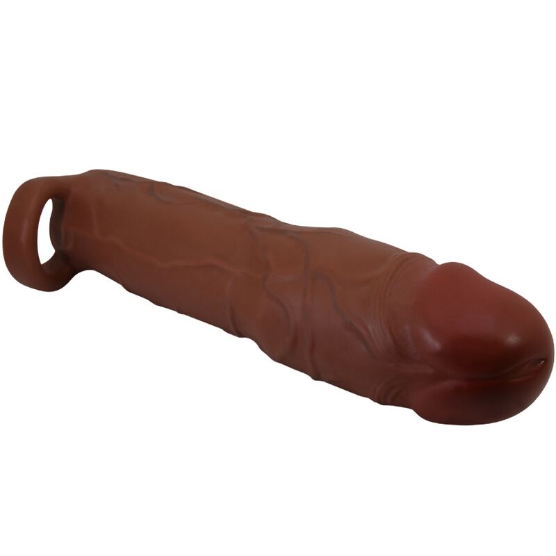 PRETTY LOVE - FUNDA PARA PENE GERD CON EXTENSIÓN DE 7,6 CM MULATO