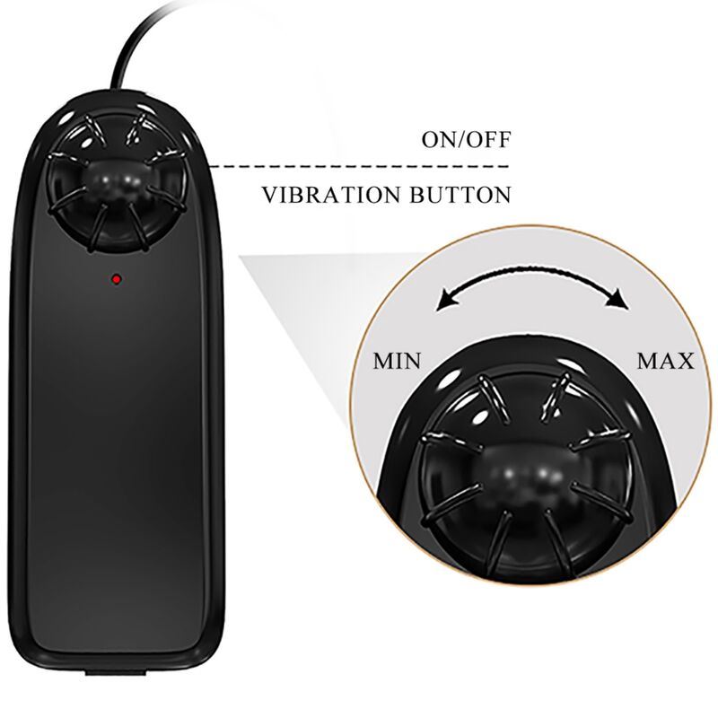 BAILE - BAHAMUT VIBRADOR REALISTA 21.8 CM CARNE CONTROL REMOTO