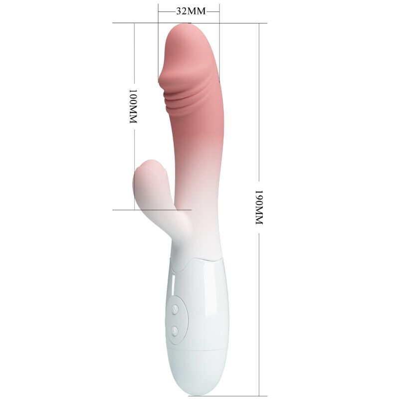 PRETTY LOVE - VIBRADOR SNAPPY RABBIT 30 VIBRACIONES ROSA