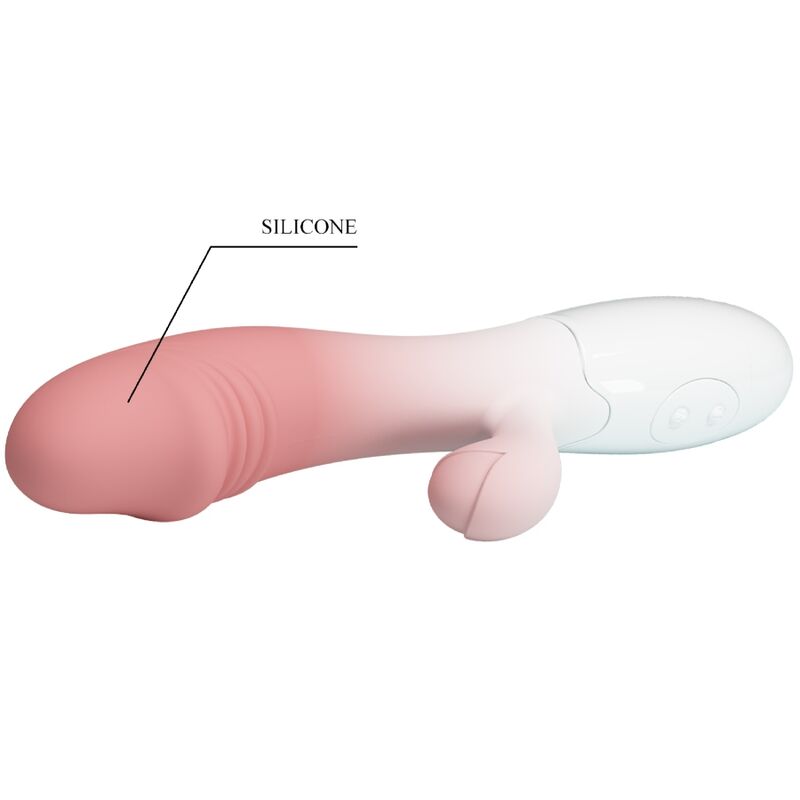 PRETTY LOVE - VIBRADOR SNAPPY RABBIT 30 VIBRACIONES ROSA