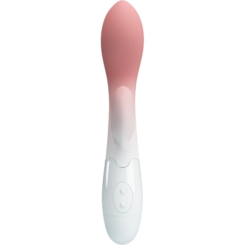 PRETTY LOVE - VIBRADOR PUNTO G BRILLANTE + ESTIMULADOR DE CLÍTORIS 30 VIBRACIONES ROSA
