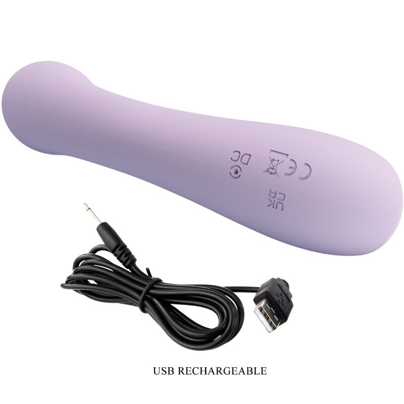 PRETTY LOVE - VIBRADOR CONEJO ROSOLYN 10 VIBRACIONES MORADO