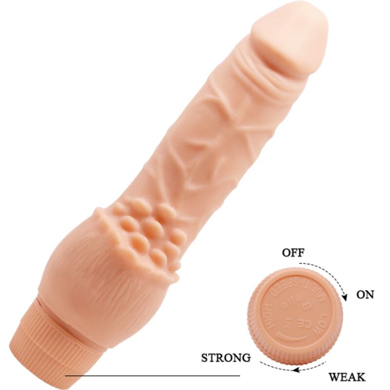 BAILE - BARBARA VIBRADOR REALISTA 19.5 CM CARNE